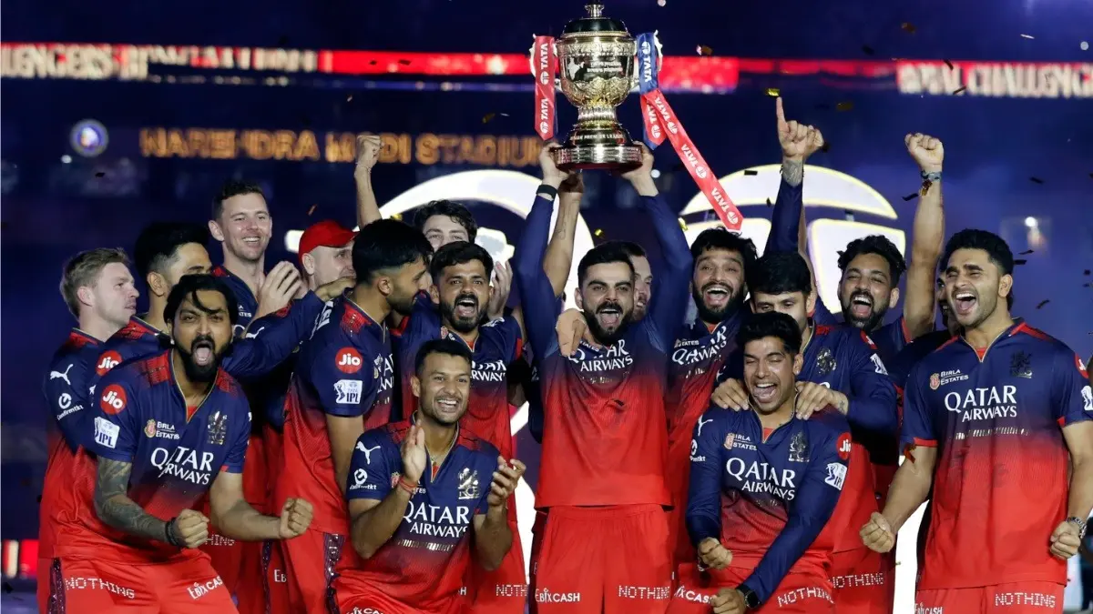 Amid T20 World Cup 2026, IPL 2026 Dates Revealed, Set To Be Kicked Off This Month; Check Details - Report RCB players celebrating after winning IPL 2025