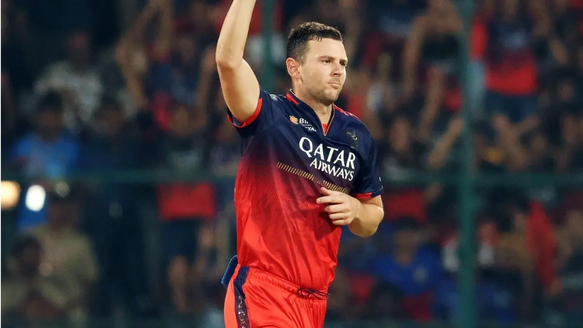 PBKS Vs RCB IPL 2025 Qualifier 1: Royal Challengers Bengaluru Brings Back Josh Hazlewood To Strengthen Bowling Attack In Crucial Fixture RCB seamer Josh Hazlewood celebrates wicket in the IPL 2025