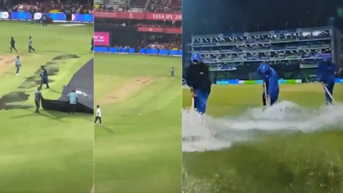RCB vs PBKS BEST DRAINAGE SYSTEM of Chinnaswamy stadium fans troll pakistan champions trophy