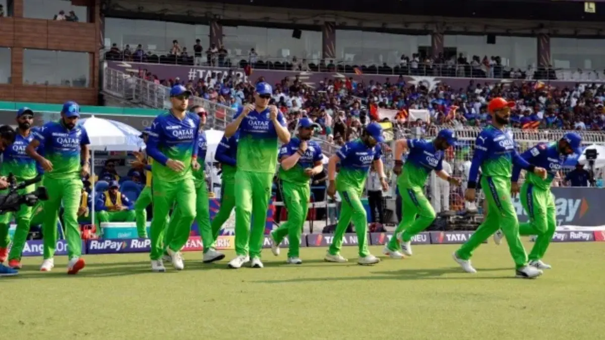 RCB wearing green jersey in IPL 2024 season