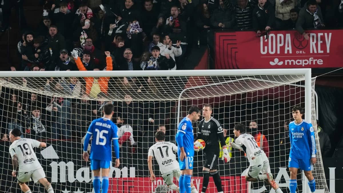 Real Madrid against Albacete