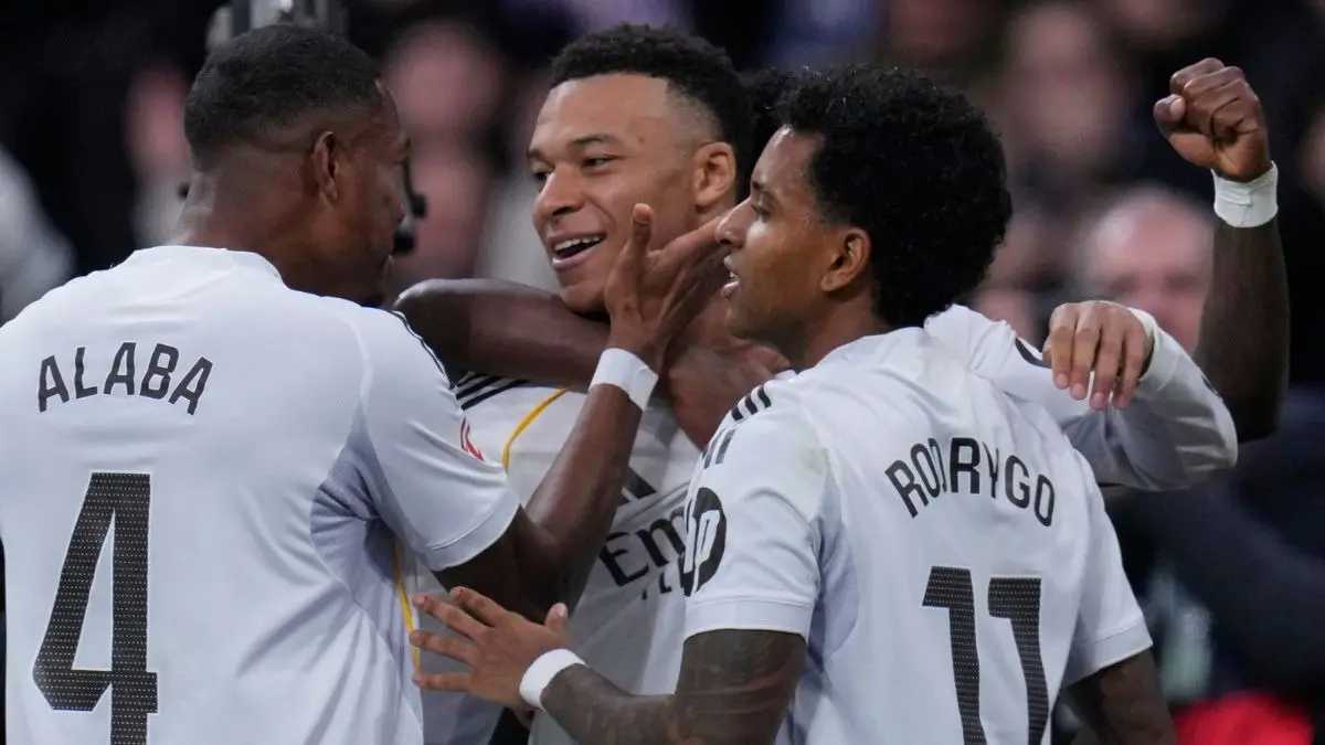 Real Madrid Suffer Setback Amid Tough Times; Top La Liga Goalscorer Likely To Miss Clash Against Real Sociedad Due To Injury - Report Real Madrid celebrating a goal