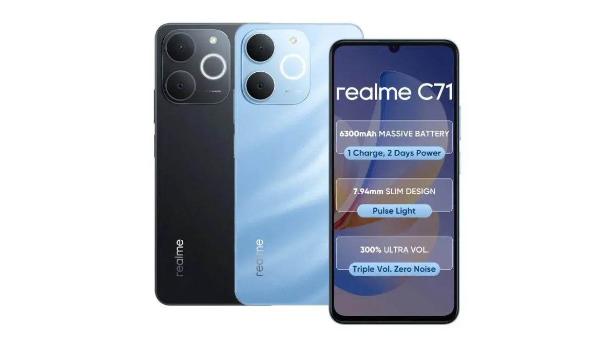 Realme C71 Launched With 6300mAh Battery: Price, Full Specifications realme c71