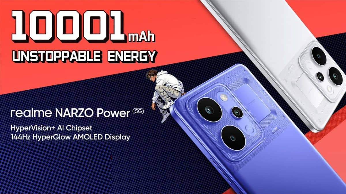 Realme Narzo Power 5G होगा भारत में इस दिन लॉन्च, मिलेगी 10,001 mAh की सबसे बड़ी बैटरी, जानिए फोन के फीचर्स