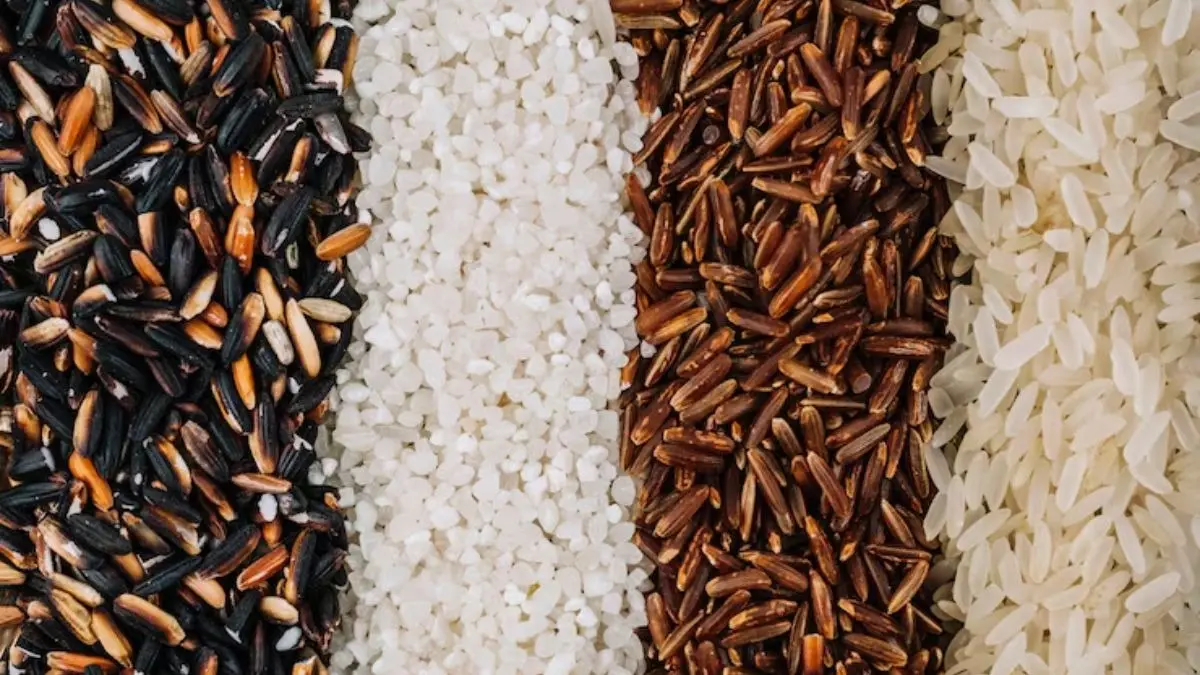 Red Black Brown Rice vs White Rice