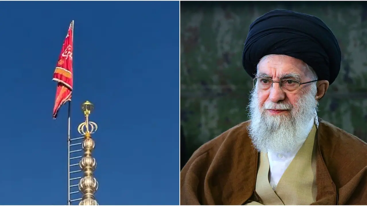 Red 'Flag Of Revenge' Spotted At Iran's Iconic Jamkaran Mosque After Khamenei's Death | Here Is What It Means Red 'Flag Of Revenge' Spotted At Iran's Iconic Jamkaran Mosque After Khamenei's Death | Here Is What It Means