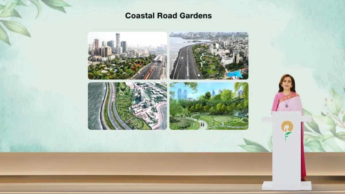 Reliance Foundation's Green Revolution: Nita Ambani's Coastal Road Gardens Project Set To Revitalise Mumbai's Coastline Reliance Foundation's Green Revolution: Nita Ambani's Coastal Road Gardens Project Set To Revitalise Mumbai's Coastline