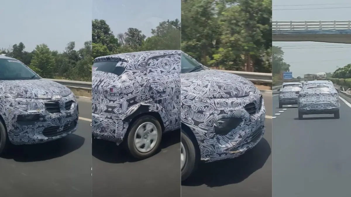 Renault Kwid EV Spied Testing