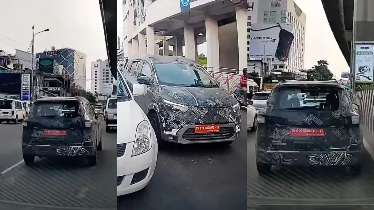 Renault Triber Facelift Spied Testing