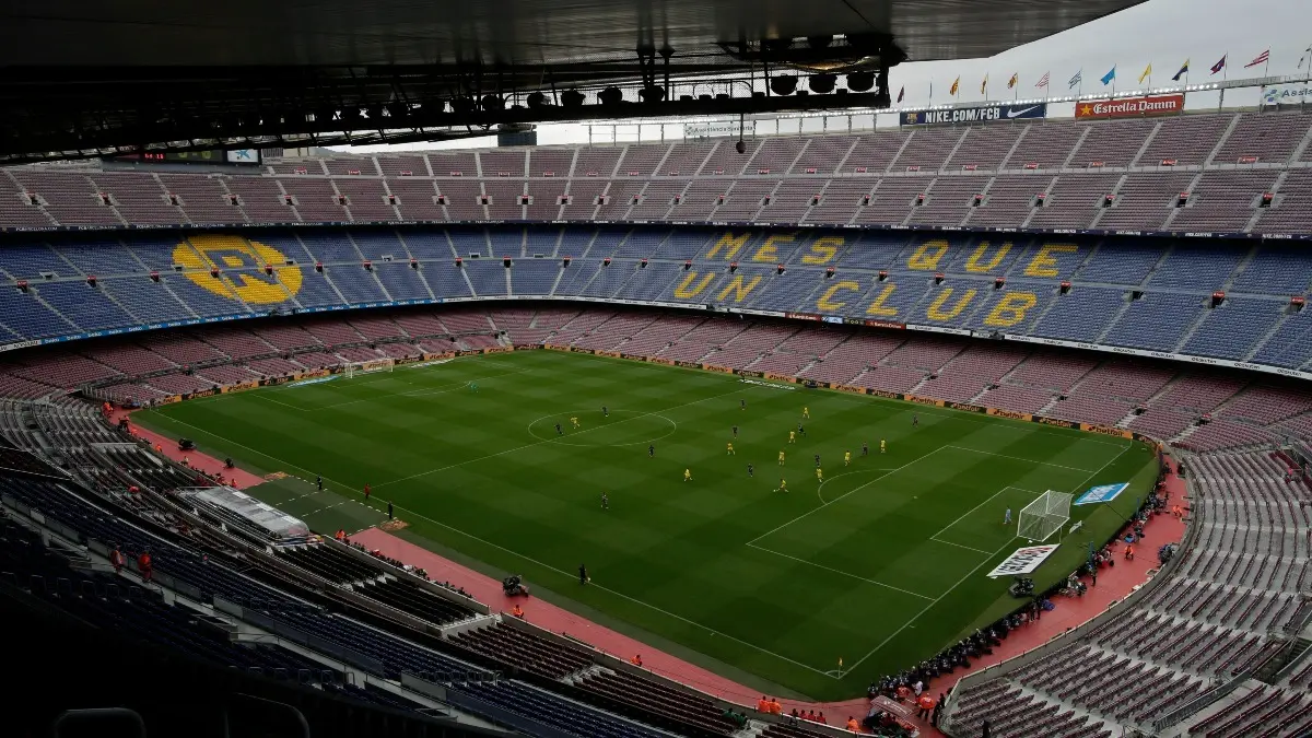 Renovated Camp Nou stadium