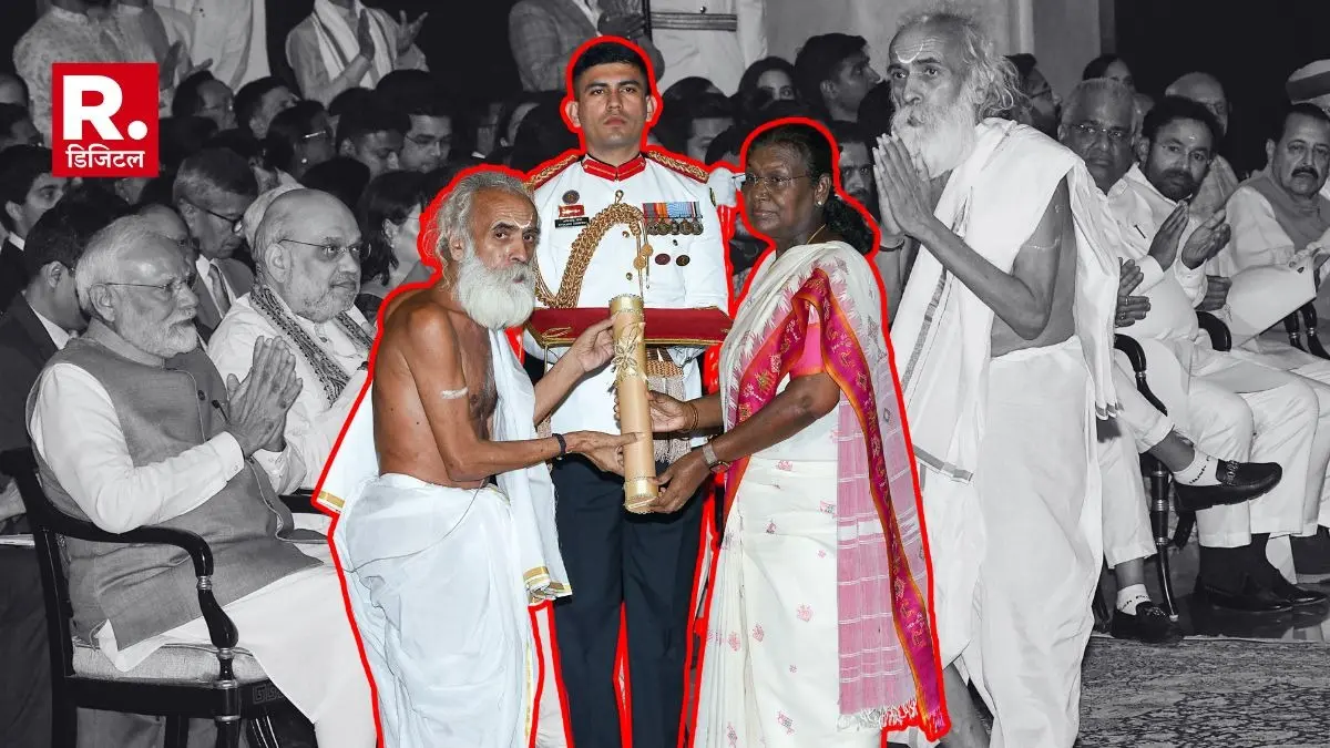 Renowned Vedic scholar Ganeshwar Shastri Dravid receives Padma Shri award