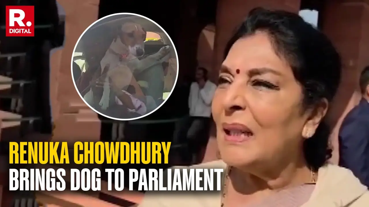 Renuka Chowdhury Defends Bringing Dog To Parliament