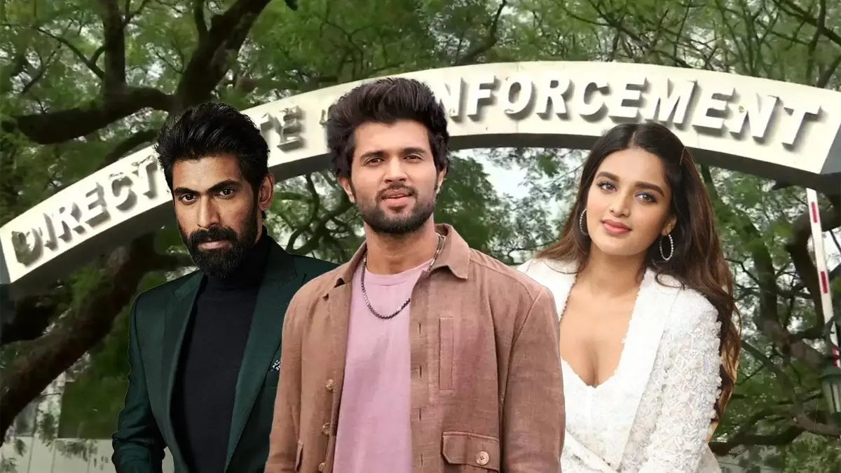 Vijay Deverakonda, Rana Daggubati, Nidhhi Agerwal Among 29 Tollywood Celebs Booked In Betting App Scam Reportedly, 29 celebs have been booked under various sections of BNS for promoting illegal betting apps