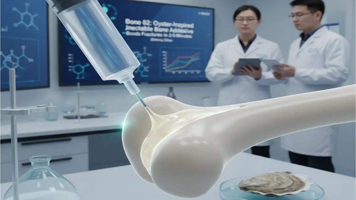 Chinese Scientists Create 'Bone Glue' That Heals Fractures In 3 Minutes Representation of photo