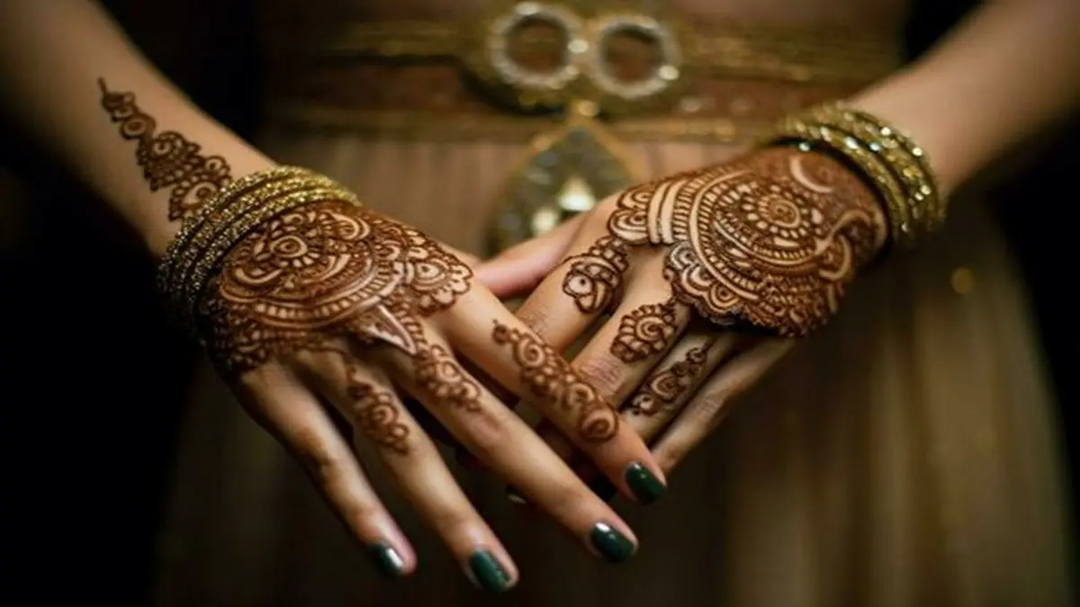 Trending Mehndi Designs You Must Try On Diwali Representation of photo