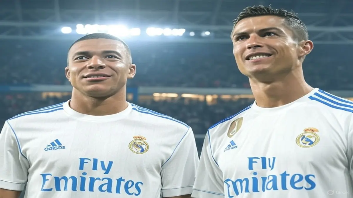 Kylian Mbappe Surpasses Cristiano Ronaldo, Shatters CR7's Long-Standing Real Madrid Record Amid Poor Season Representative image