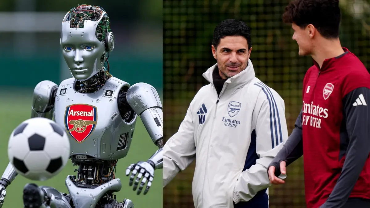 AI's Role Behind Arsenal's Dominant Premier League 2025-26 Run Revealed, Mikel Arteta Admits To The Gunners Joining Forces With Technology Representative image of AI chatbot and Mikel Arteta