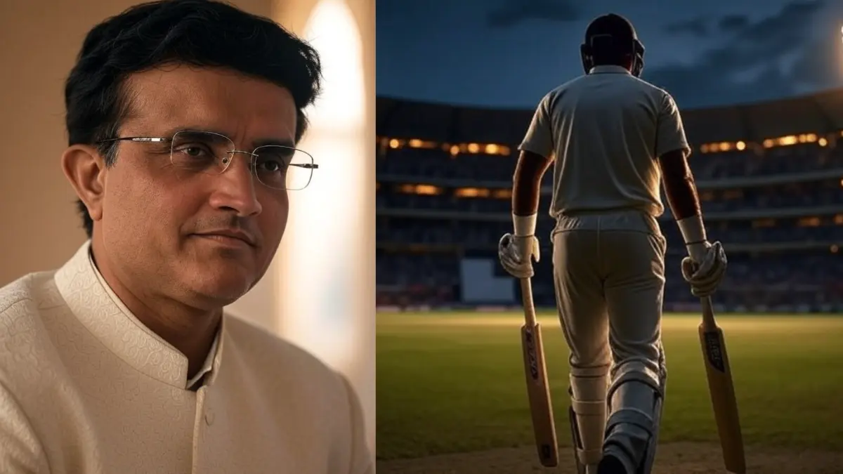 Representative image of Sourav Ganguly and and Test cricketer