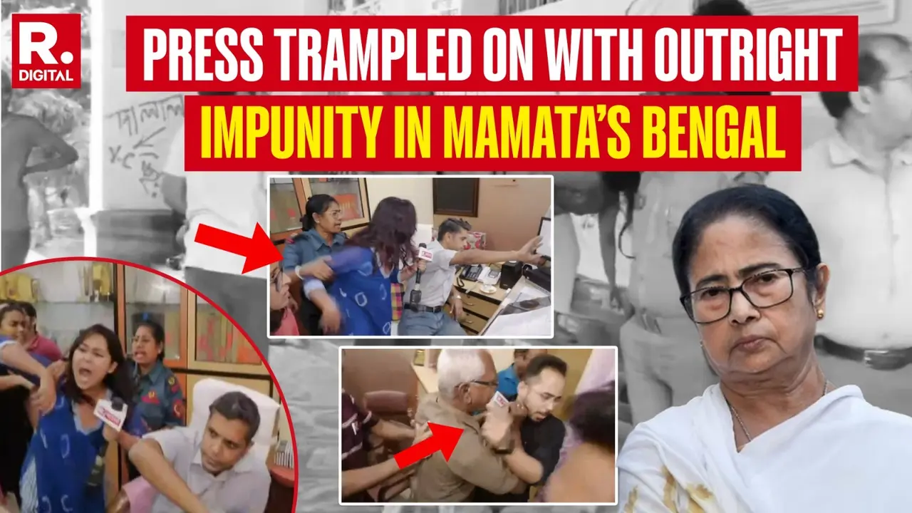 Criminal Assault on Republic Bangla Crew By Jadavpur University Students, Will Mamata Wake Up or Endorse? Republic Bangla, Mamata Banerjee, Jadavpur University