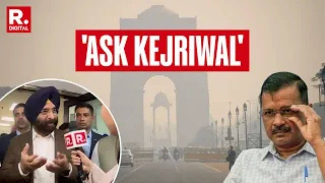 Republic Confronts Delhi Environment Minister Manjinder Singh Sirsa Over Severe AQI