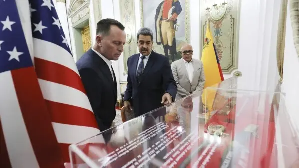 Richard Grenell and Nicholas Maduro