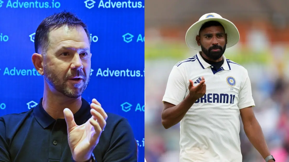 Ricky Ponting, Mohammed Siraj