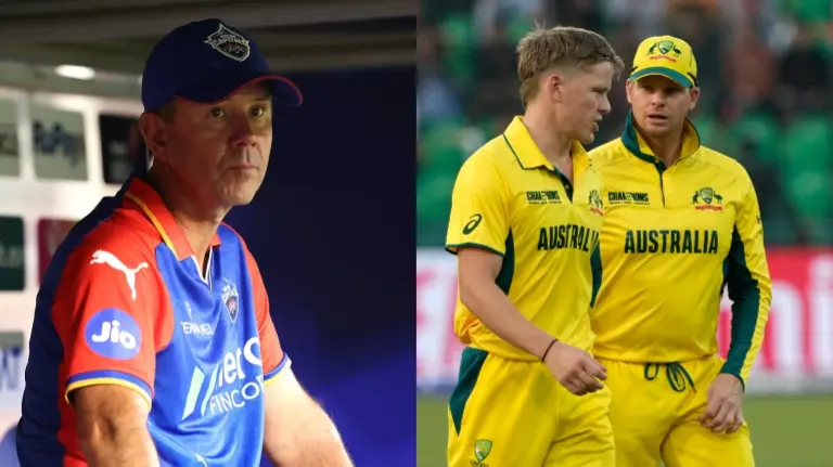 Ricky Ponting, Nathan Ellis and Steve Smith