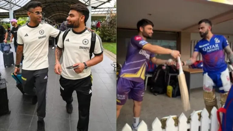 Rinku Singh with Suryakumar Yadav and Virat Kohli