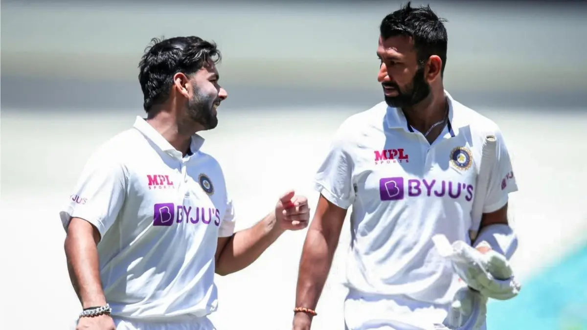 Rishabh Pant and Cheteshwar Pujara