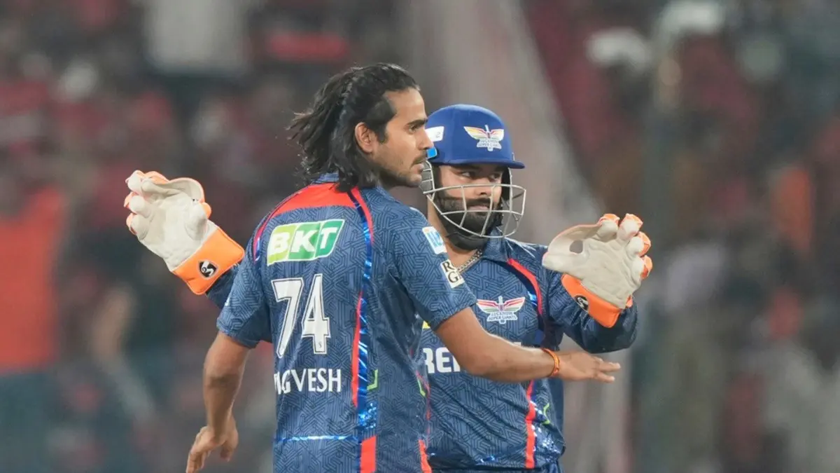 Rishabh Pant and Digvesh Singh Rathi