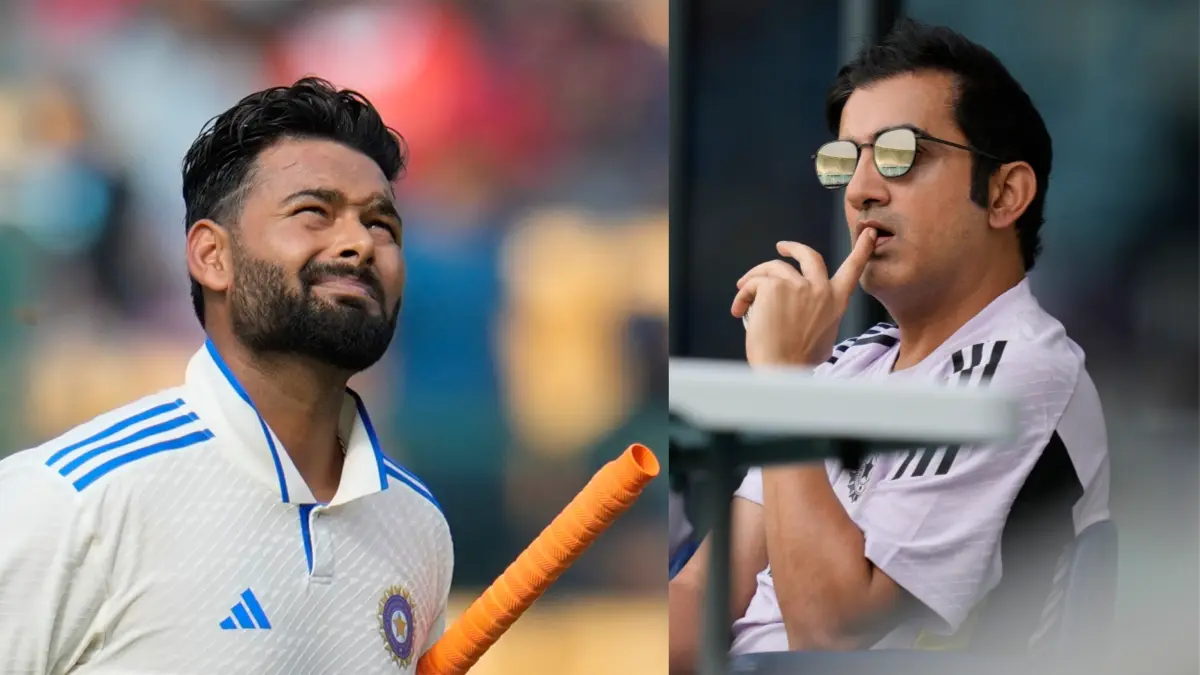 Rishabh Pant and Gautam Gambhir