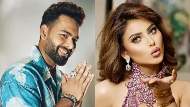 Rishabh Pant and Urvashi Rautela