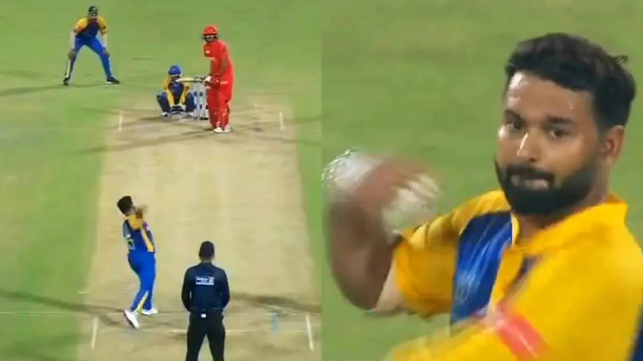 rishabh pant bowling in delhi premier league