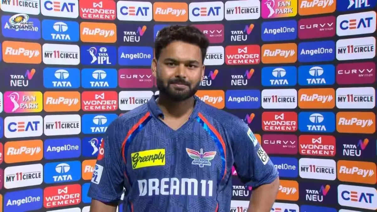 'Release Rishabh Pant For Rs 27 Cr, Buy Him Back For...': Aakash Chopra Suggests LSG Ahead of IPL Auction Rishabh Pant during post-match presentation in IPL 2025