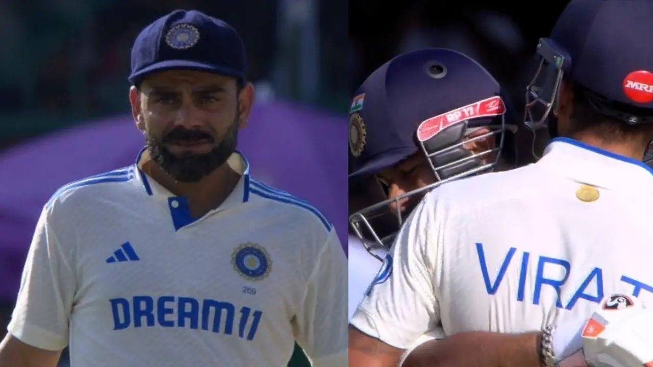 rishabh pant hugged and apologized to virat kohli for mix up