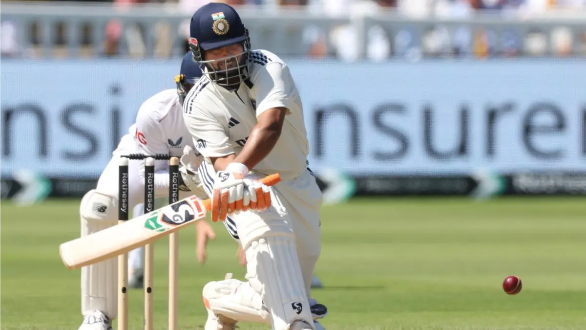 IND vs ENG: Sunil Gavaskar's Infamous 'Stupid Stupid Stupid' Rant Comes Back To Haunt Rishabh Pant After His Suicidal Run-Out At Lord's Rishabh Pant in action on Day 03 of the Lord's Test