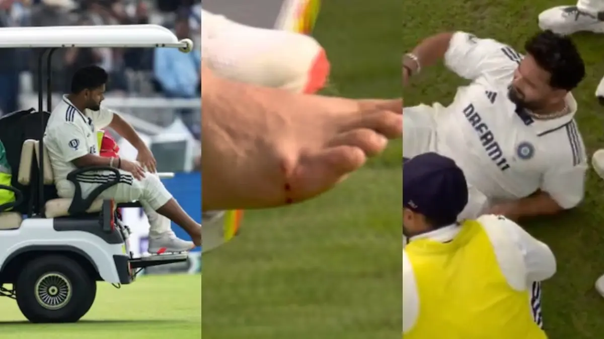 Rishabh Pant injured