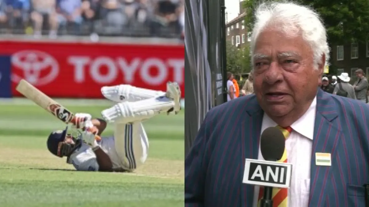 Rishabh Pant Gets Massive 'IPL' Warning Ahead of Must-Win 4th Test at Manchester Rishabh Pant (L), Farokh Engineer (R)