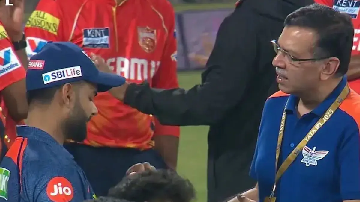 Rishabh pant lsg owner Sanjiv goenka serious talk viral after Punjab kings beat lucknow super giants