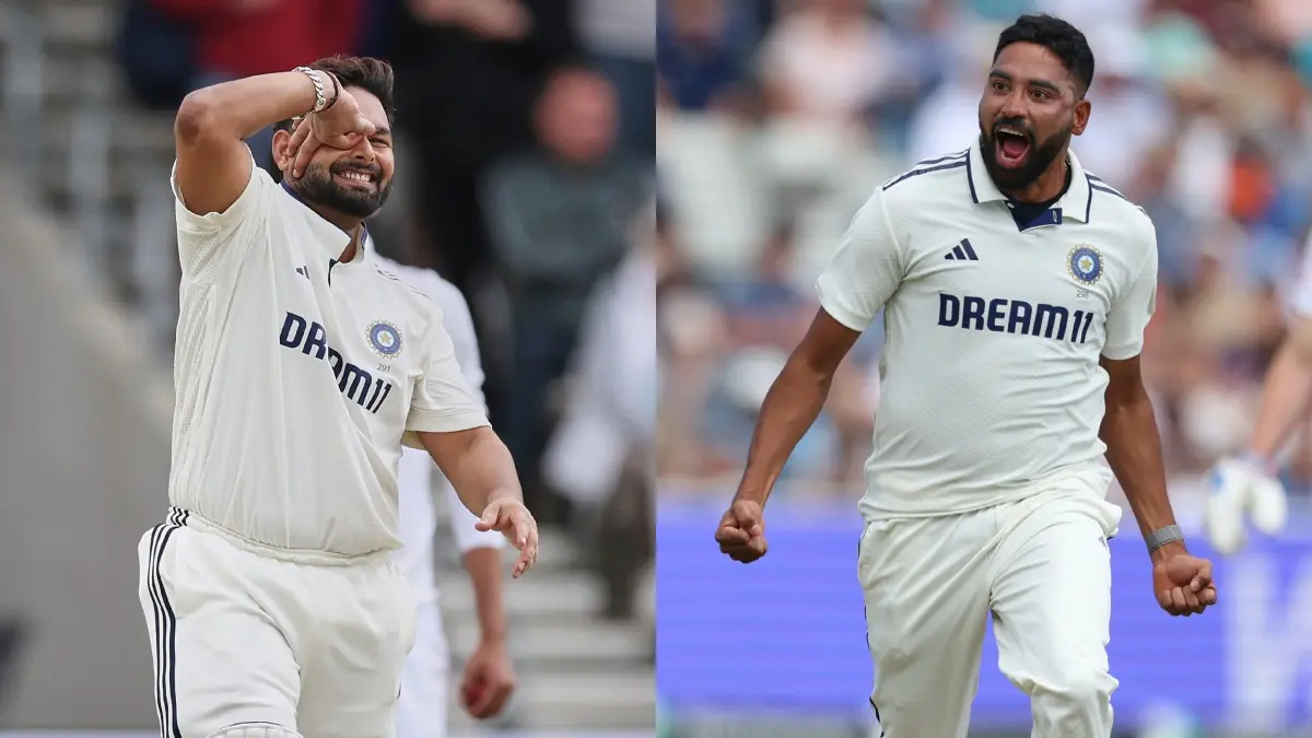 Rishabh Pant, Mohammed Siraj