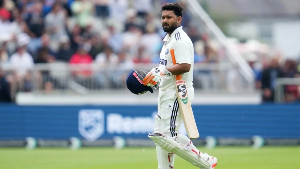 Rishabh Pant receives praise following a fearless knock against England in Manchester Test