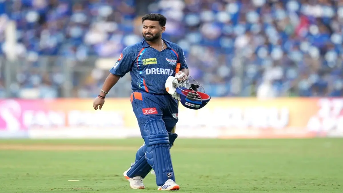 Rishabh Pant returns to the pavilion