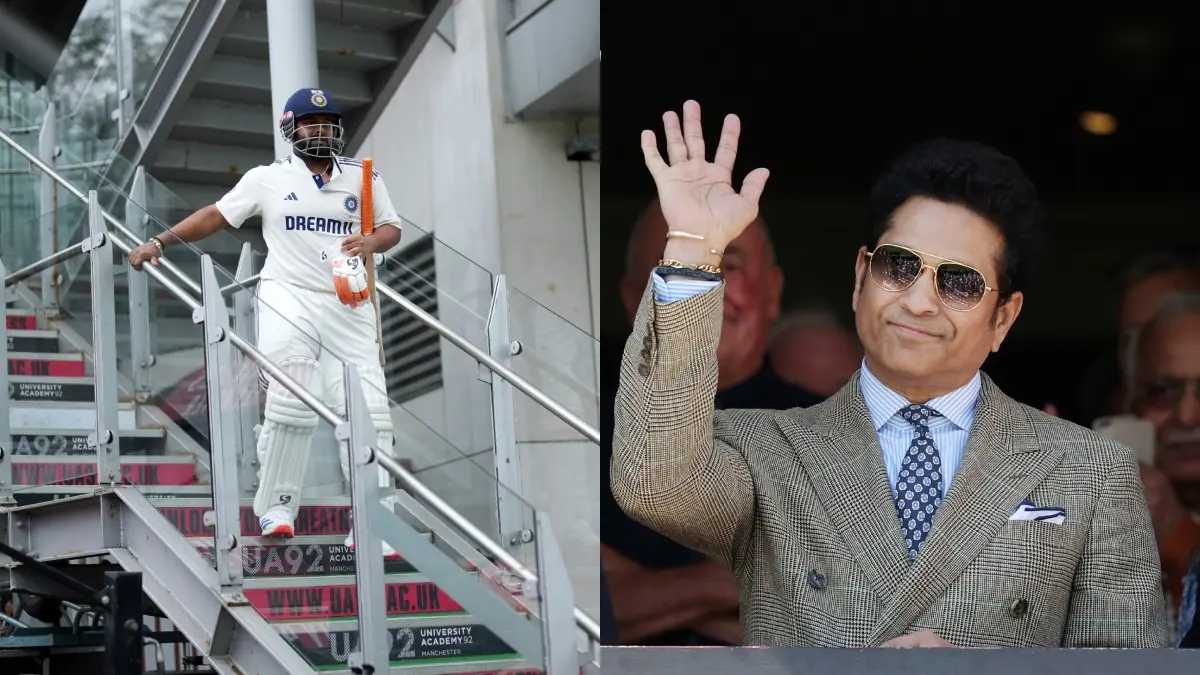 Rishabh Pant's Courageous Knock With Injured Foot Garners Tribute From Sachin Tendulkar, Sanjiv Goenka & More Rishabh Pant, Sachin Tendulkar