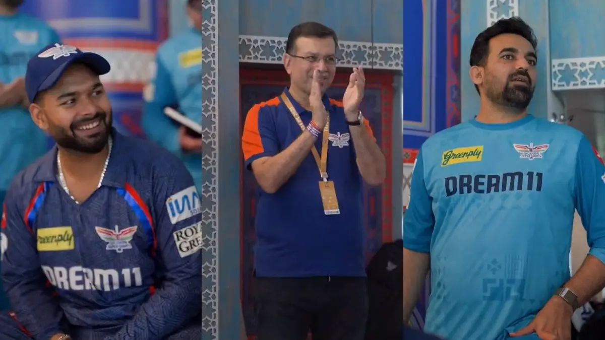 'This Victory Needs To Be Celebrated': Rishabh Pant in High Spirits, Zaheer Khan Radiates Motivation After LSG's Win | WATCH Rishabh Pant, Sanjiv Goenka, Zaheer Khan