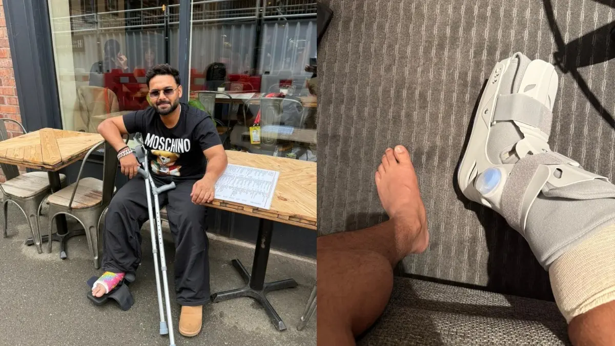 IND vs ENG: After Manchester Heroics, Rishabh Pant Posts Pictures In Crutches, Shares Latest Injury Update Rishabh Pant shares his injury update