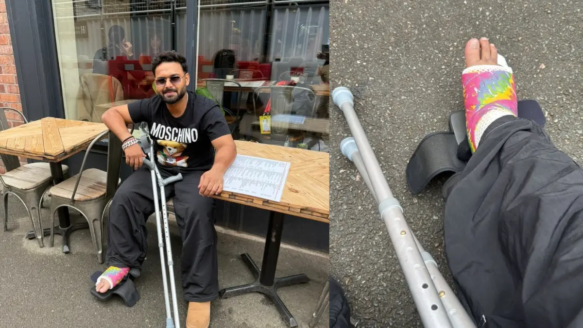 Rishabh Pant shares his injury update