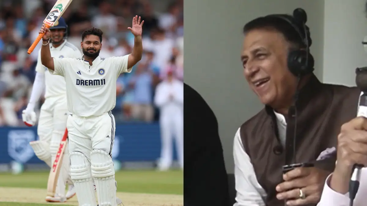 Rishabh Pant, Sunil Gavaskar