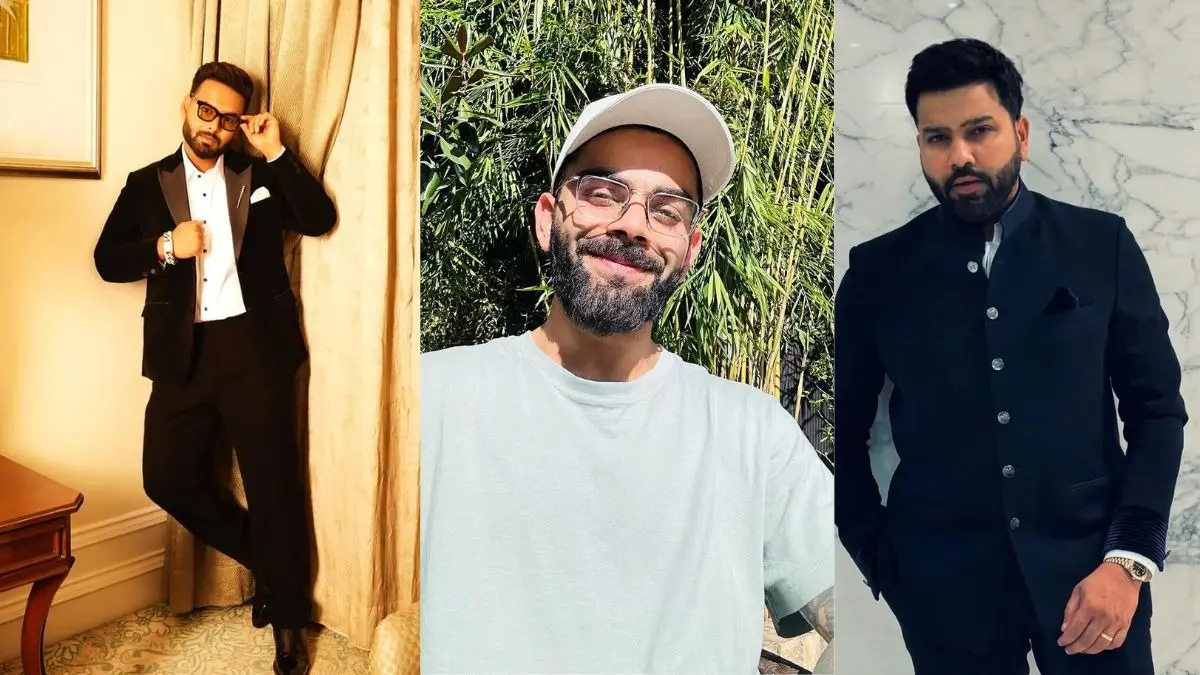 Rishabh Pant, Virat Kohli and Rohit sharma