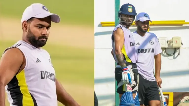 hardik pandya shot hit rishabh pant on his knee tension for team india