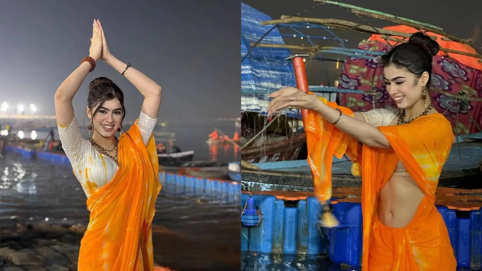 Riva Arora at Mahakumbh